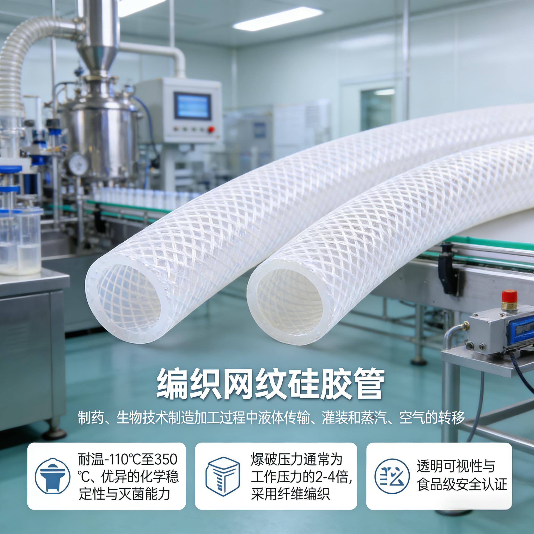 編織網紋硅膠管